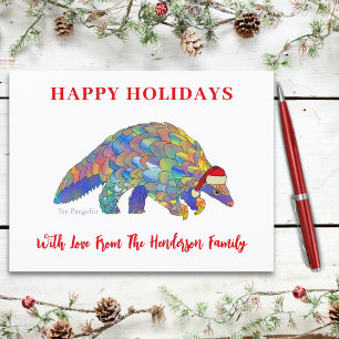Kerst Pangolin Lieve Kerstman Op Maat Feestdagenkaart