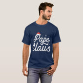Kerst papa claus mas boy t-shirt (Voorkant volledig)