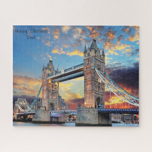 Kerst papa. legpuzzel (Horizontaal)