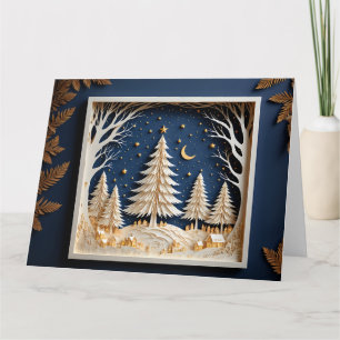 Kerst papercraft Kaart