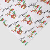 Kerst Papier 2020 Gezichtsmasker Reindeer sneeuwpo (Detail)