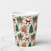 Kerst papier beker (Voorkant)
