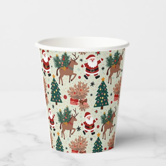 Kerst papier beker (Voorkant)