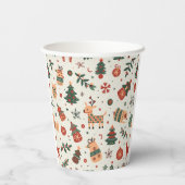 Kerst papier beker (Achterkant)