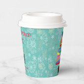 Kerst papier beker - Funky kerstboom (Rechts)