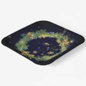 Kerst papier borden fancy papieren bordje (Gebogen)