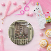 Kerst papier Borden, Vrolijk kerstfeest Jezus Papieren Bordje (Feest)