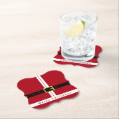 Kerst Papier Onderzetter Grappig Santa Design (Insitu)