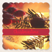Kerst Papier Onderzetters (Voorkant)