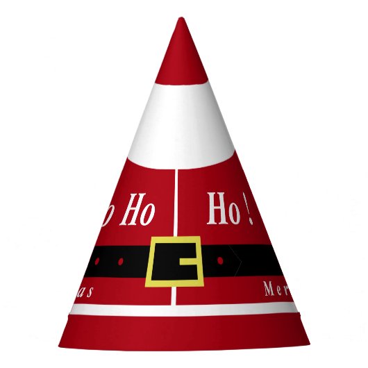 Kerst Papier Party Pet Grappig Santa Design Feesthoedjes (Voorkant)