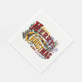 Kerst Papier Servet (Hoek)