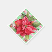 Kerst papier servetten (Hoek)