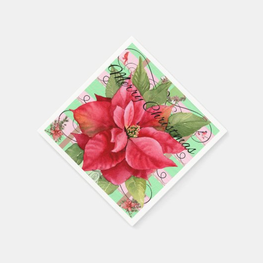 Kerst papier servetten (Hoek)