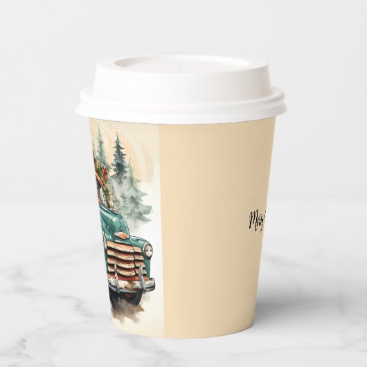 Kerst papieren bekers (Links)