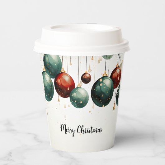 Kerst papieren bekers (Voorkant)