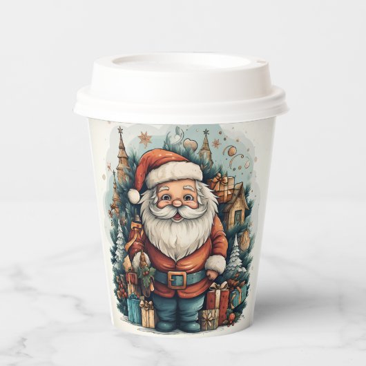 Kerst papieren bekers (Voorkant)