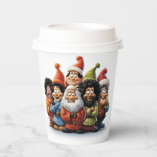 Kerst papieren bekers (Voorkant)