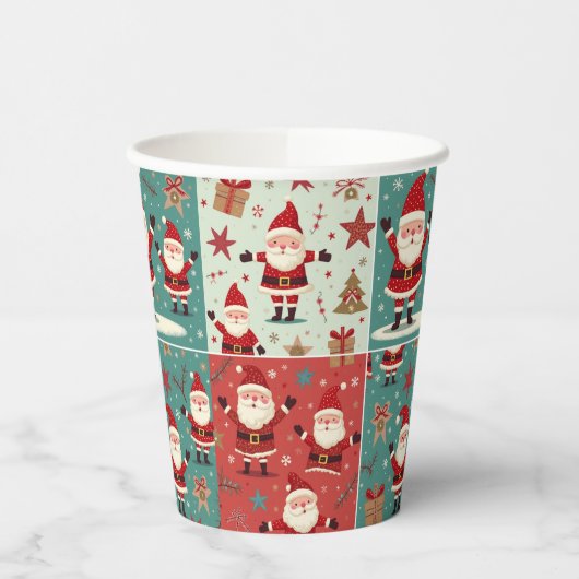 Kerst papieren bekers (Links)