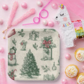 Kerst papieren bord (Feest)
