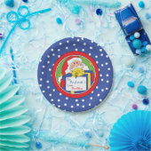 Kerst papieren bord "Kerstman" personaliseren (Feest)
