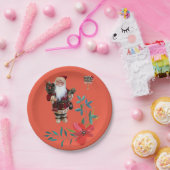 Kerst Papieren Borden, Sinterklaas Bordje (Feest)