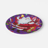 Kerst Papieren Borden, Sinterklaas Bordje (Gekanteld)