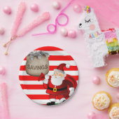 Kerst Papieren Borden, Sinterklaas Bordje (Feest)