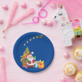 Kerst Papieren Borden, Sinterklaas Bordje (Feest)