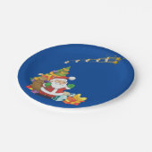 Kerst Papieren Borden, Sinterklaas Bordje (Gekanteld)
