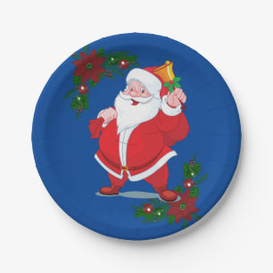 Kerst Papieren Borden, Sinterklaas Bordje