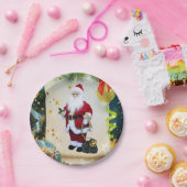 Kerst Papieren Borden, Sinterklaas Bordje (Feest)