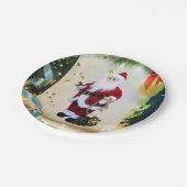 Kerst Papieren Borden, Sinterklaas Bordje (Gekanteld)