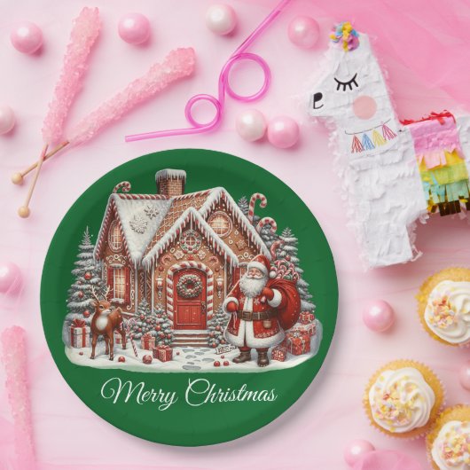  kerst papieren bordje