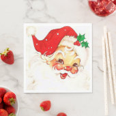 Kerst Papieren Servetten, Kerstman Servet (Insitu)