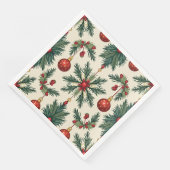 Kerst Papieren servetten, Standaard Diner Servet (Hoek)