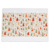 Kerst papieren zak groot cadeauzakje (Voorkant)