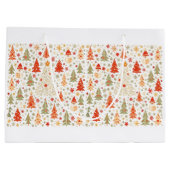 Kerst papieren zak groot cadeauzakje (Achterkant)