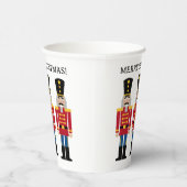 Kerst partij papieren bekers met notenkraker teken (Rechts)