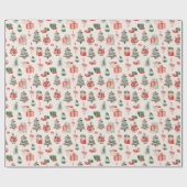 kerst party dude cadeaupapier (Vlak)