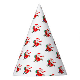 Kerst Party Papier Petten met Santa Feesthoedjes