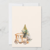 Kerst Party peperkoek Kaart (Achterkant)