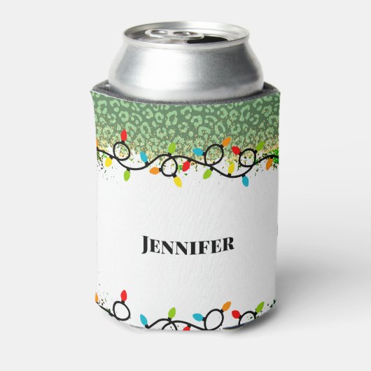 Kerst Party String Lights Gaming Blikjeskoeler (Blikje Achterkant)