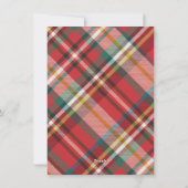 Kerst Pas getrouwd Foto Getrouwd en Vrolijk Feestdagenkaart (Achterkant)