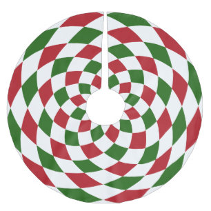 Kerst Patchwork Harlequin Patroon Kerstboom Rok