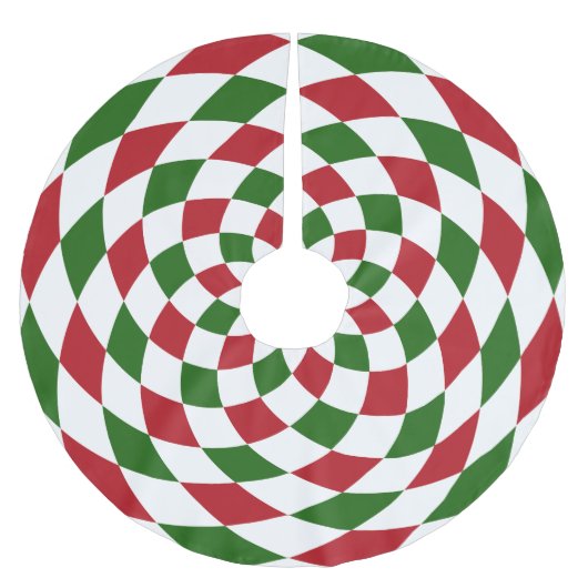 Kerst Patchwork Harlequin Patroon Kerstboom Rok (Voorkant)