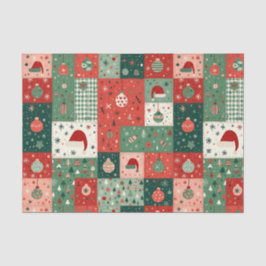 Kerst Patchwork Quilt Tissuepapier