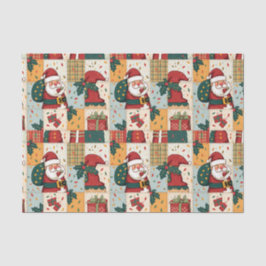 Kerst Patchwork Quilt Tissuepapier