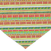 Kerst patrijzen en maretak tafel loper (Hoek)