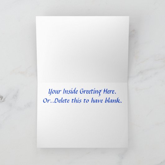 Kerst Patriottische bedankkaart - Pas het aan! (Binnen)