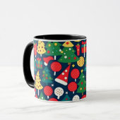 Kerst patroon 1 - Koffie Mok (Voorkant links)
